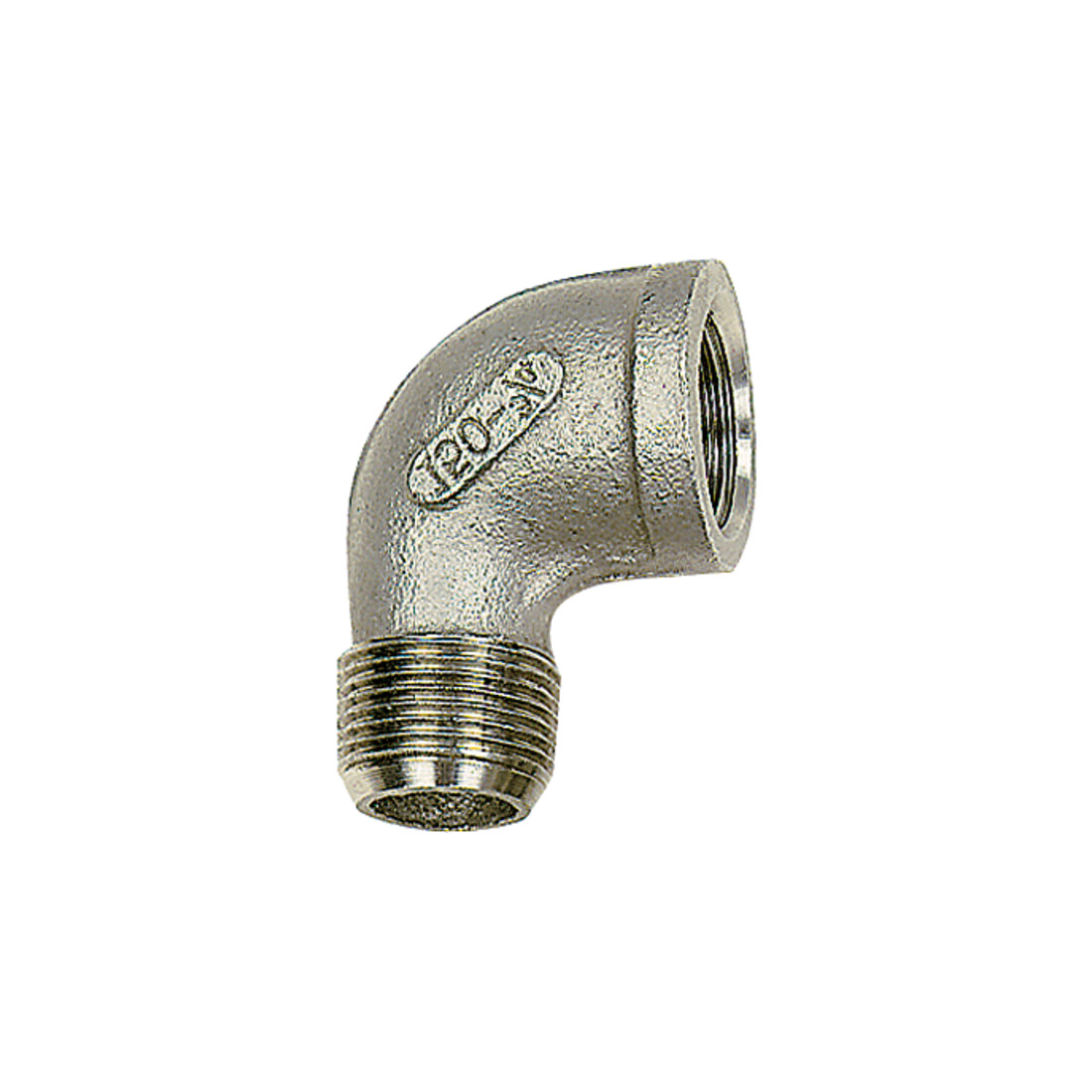 Riegler Winkelstück 90°, IG/AG Rp 1/8, R 1/8, ES 1.4408
