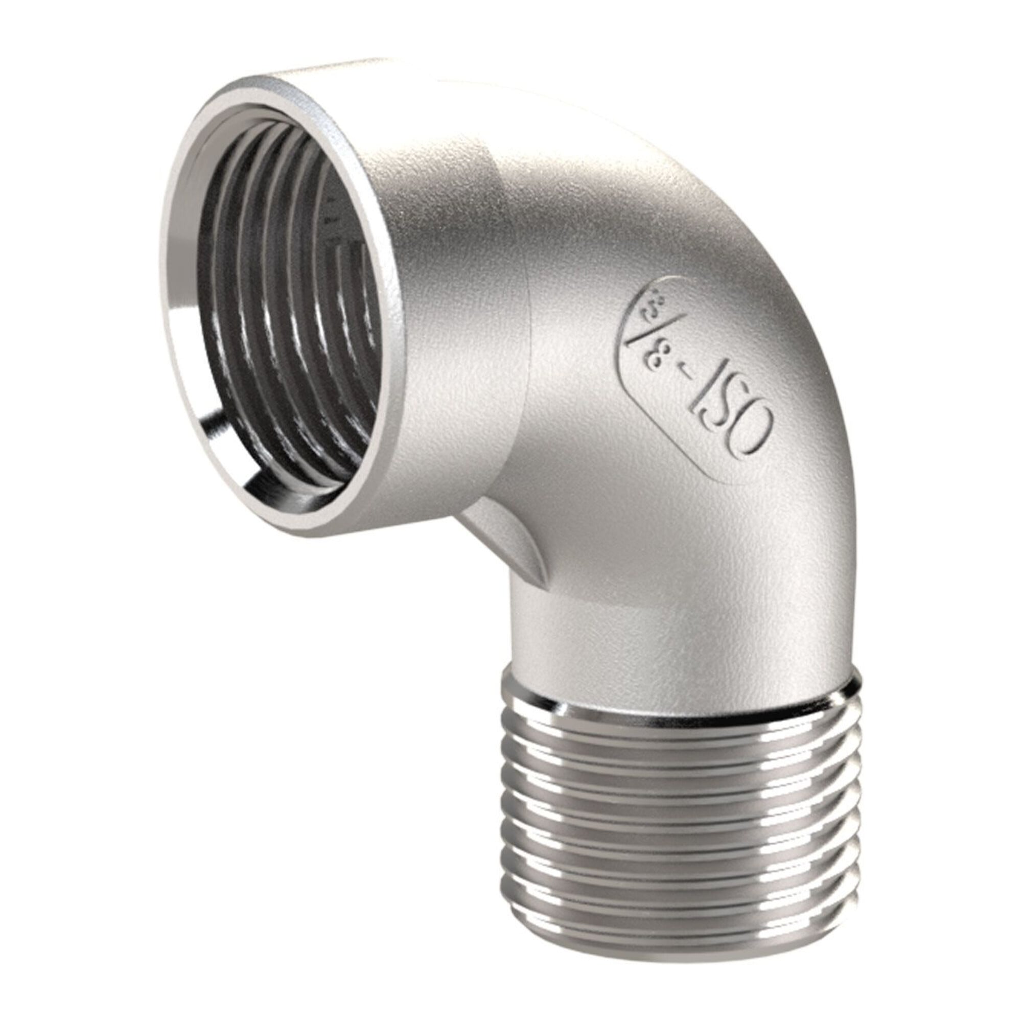 Riegler Winkelstück 90°, IG/AG Rp 3/4, R 3/4, ES 1.4408