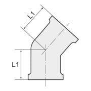 Riegler Winkelstück 90°, innen/innen, Rp 3/8, Edelstahl 1.4408-5