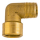 Riegler Winkelstück, innen/außen, G/R 3/8, SW 17, Messing blank-1