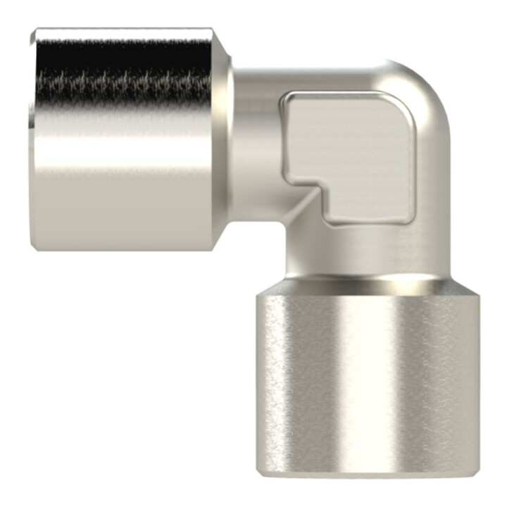 Riegler Winkelstück, innen/innen, G 1/4, SW 13, Messing vernickelt