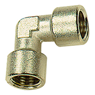 Riegler Winkelstück, innen/innen, G 3/4, SW 25, Messing vernickelt