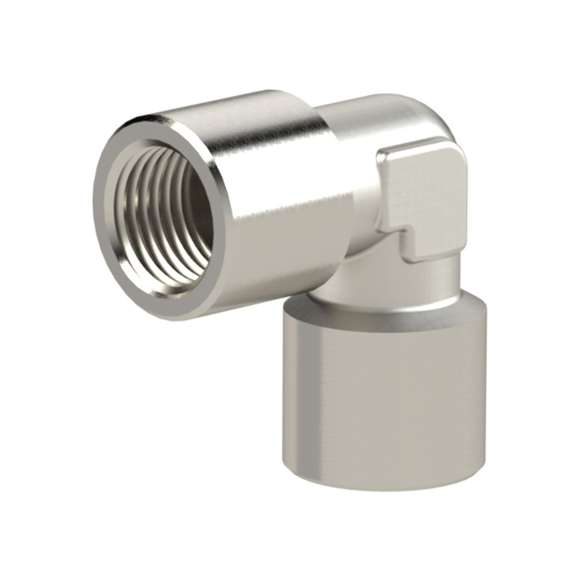 Riegler Winkelstück, innen/innen, G 3/4, SW 25, Messing vernickelt