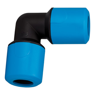 Riegler Winkelverbinder PP für Schlauch-Außendurchmesser 32 mm