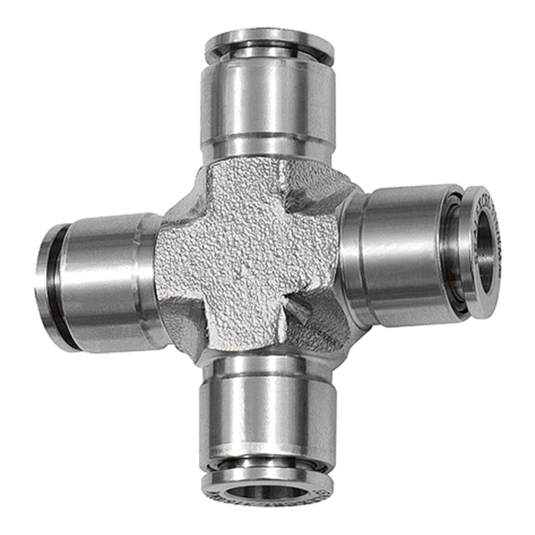 Riegler X-Connecteur, pour tuyau Ø ext. 4, acier inoxydable 1.4404