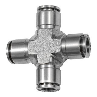 Riegler X-Raccord, pour tuyau Ø ext. 12, acier inoxydable 1.4404