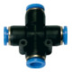 RIEGLER X-Steckverbindung »Blaue Serie«-1