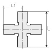 Riegler X-Steckverbindung »click-clock« Schlauch-Außen-Ã˜ 6, Messing vern.-3
