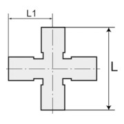 Riegler X-Steckverbindung »click-clock« Schlauch-Außen-Ã˜ 8, Messing vern.-3