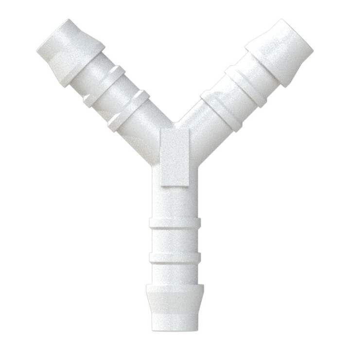Riegler Y-Schlauchverbindungsstutzen, für Schlauch LW 6, Winkel 90 °, POM