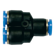Riegler Y-Steckverbindung »Blaue Serie«, für Schlauch-Außen-Ã˜ 4 mm
