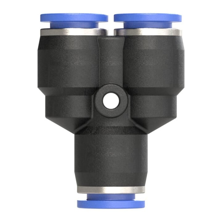 Riegler Y-Steckverbindung »Blaue Serie«, für Schlauch-Außen-Ã˜ 4 mm