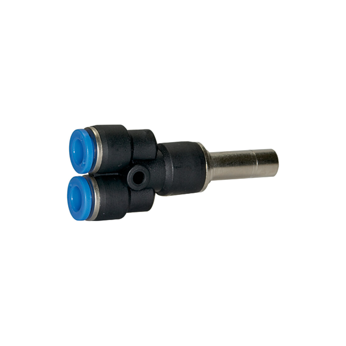Riegler Y-Steckverbindung, Stecknippel 6 mm »Blaue Serie« mini, Schl.-Ø 4