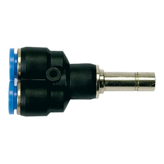 Riegler Y-Steckverbindung, Stecknippel  »Blaue Serie «, Schl./Stecker-Ã˜ 12