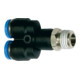 Riegler Y-Steckverschraubung »Blaue Serie«, drehbar, R 1/2 außen, Ã˜ 10 mm-1
