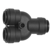 Riegler Y-Verbinder POM, für Schlauch-Außen-Ã˜ 10 mm