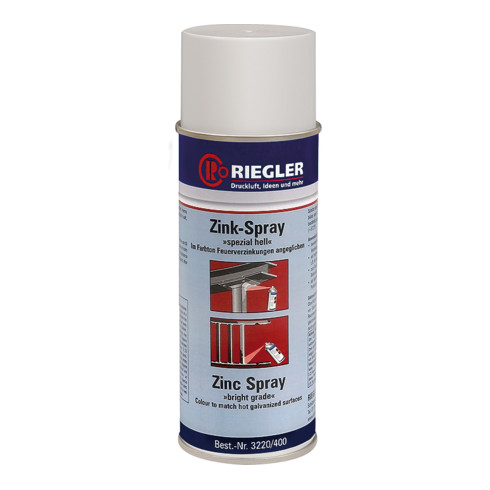 Riegler Zink-Spray, Temperatur max. 300 °C, 400 ml