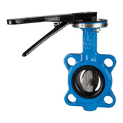 Riegler Zwischenflansch-Absperrklappe, Handhebel, DN 40-1