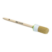 Ring Brush Gr.6 Bristle-L.45mm 30mm couleur claire Mixed Bristle Raw Wood Handle