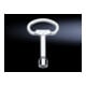 Rittal 4-Kant-Schlüssel 8mm SZ 2548.000
