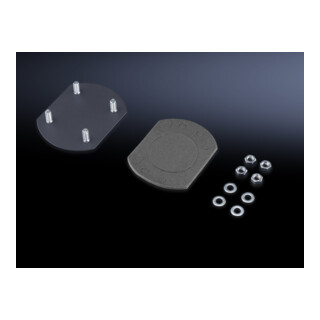RITTAL Abdeckplatte CPS 6505.200 für Tragarmanschluss 90 x 71 mm