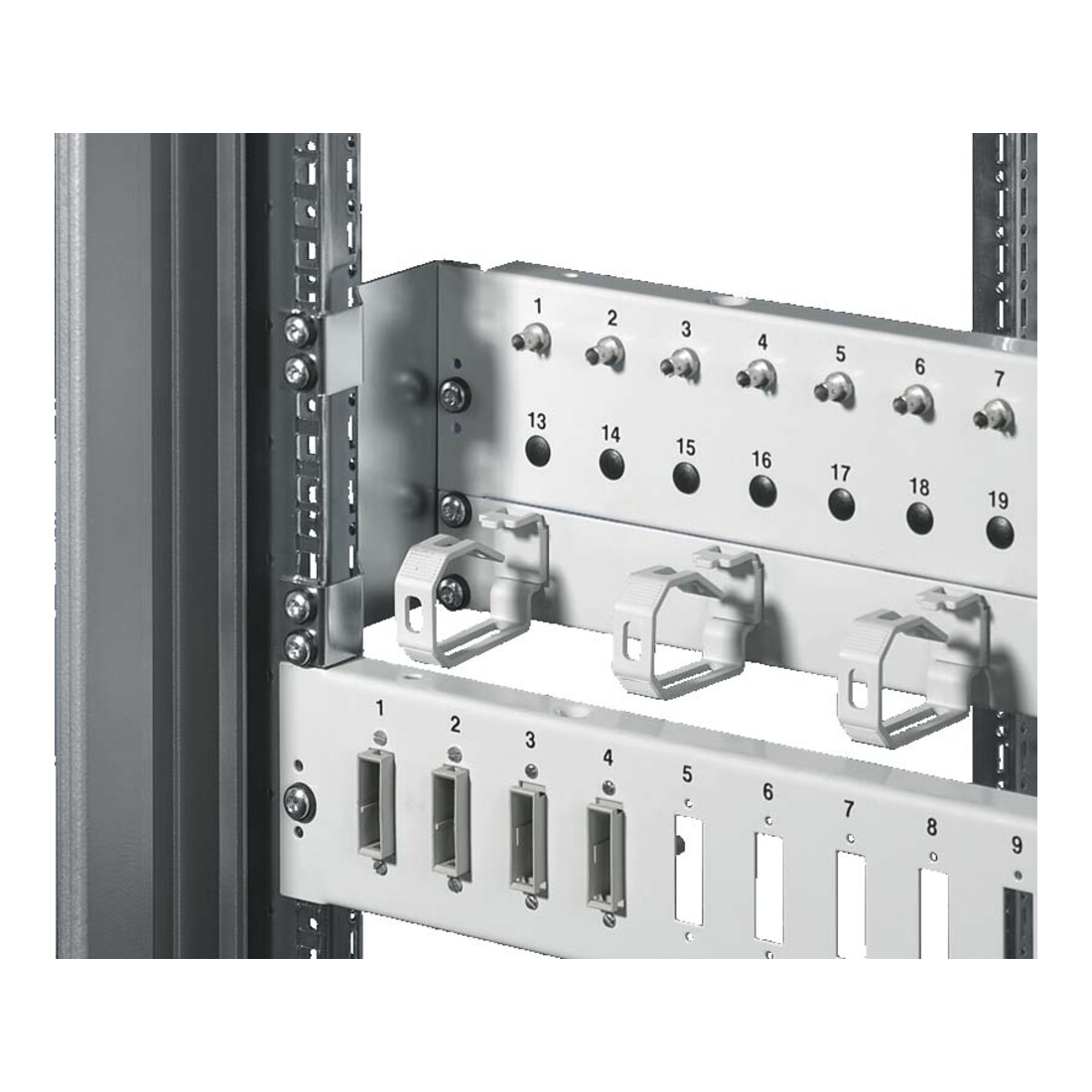 Rittal Adaptateur 19Z Profondeur : 100 mm, 3U DK 7246.400 (2 pièces)