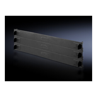 Rittal Blindpanel 3HE teilbar, RAL9005 DK 7151.305(VE3)