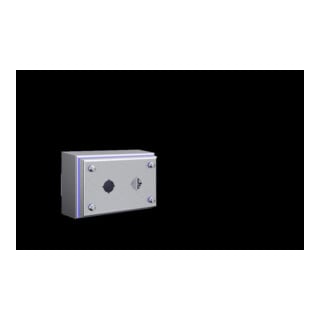 RITTAL Boîtier de bouton en acier inoxydable HD 1682.600 Ø 22,5 mm 100 × 160 × 90 mm