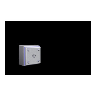 RITTAL Boîtier de bouton-poussoir HD 1681.600 acier inoxydable Ø 22,5 mm 100 × 100 × 90 mm
