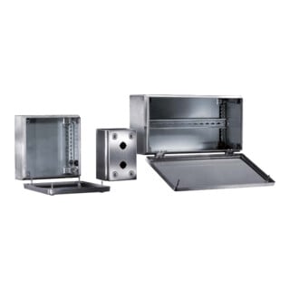 Rittal Boîtier de bouton-poussoir inox IP66, pour 2 boutons d=22,5 SM 2384.020