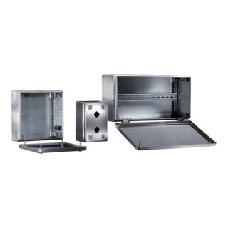 Rittal Boîtier poussoir inox IP66, pour 3 poussoirs d=22,5 SM 2384.030