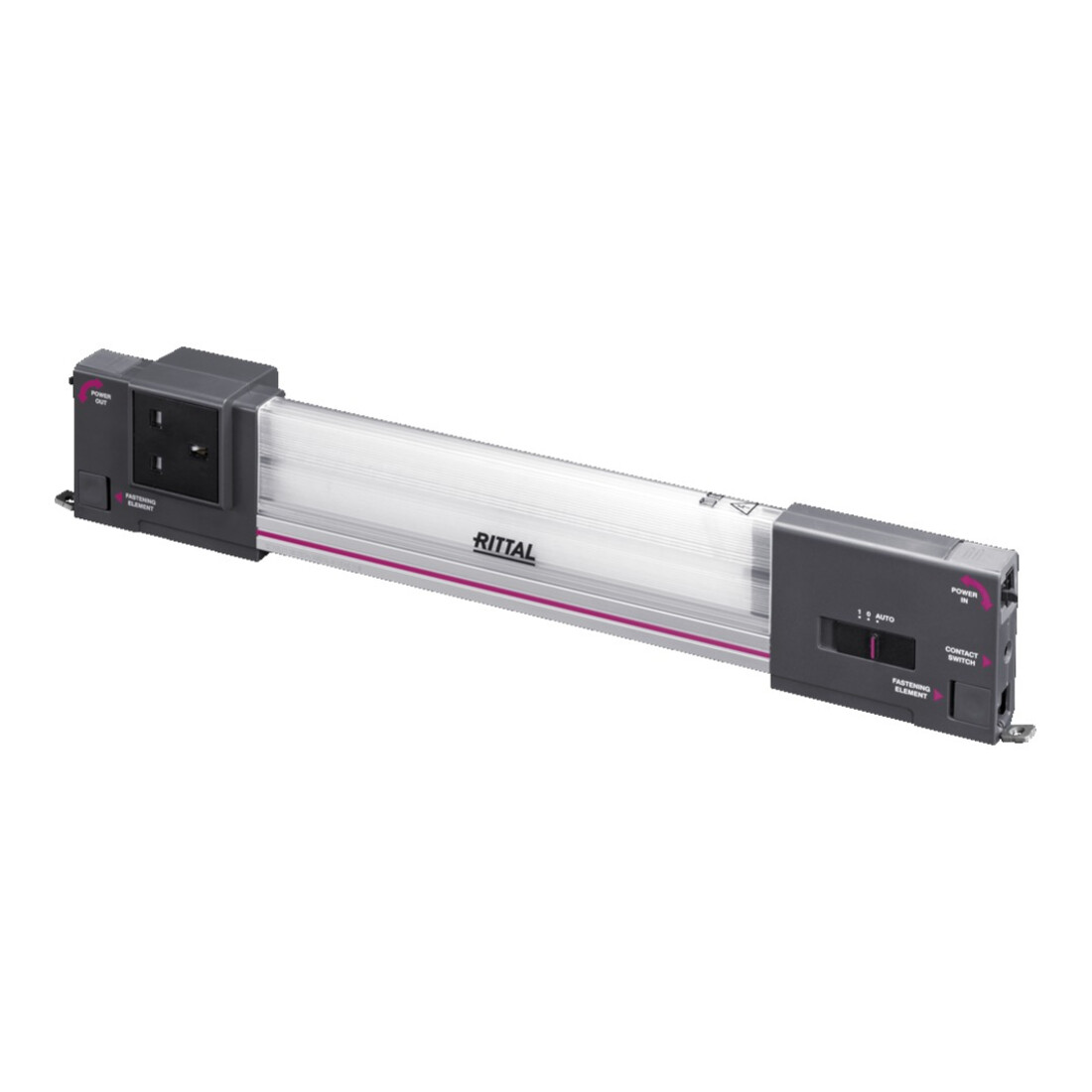 Rittal Câblage traversant 3 pôles ou 1000 mm avec connecteur + borne SZ 2500.530