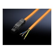 Rittal Câble de raccordement 3 p. 3m ou avec prise SZ 2500.400 (5 pièces)-3