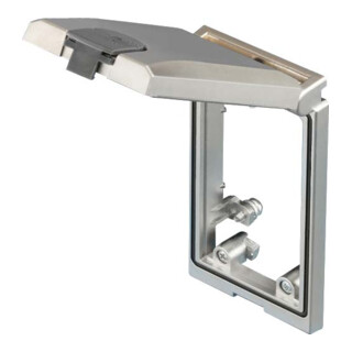 Rittal Cadre d’encastrement double avec clapet en plastique SZ 2482.310