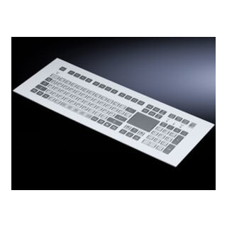 RITTAL Clavier encastrable 19" 4 U USB Touchpad allemand 6446.030