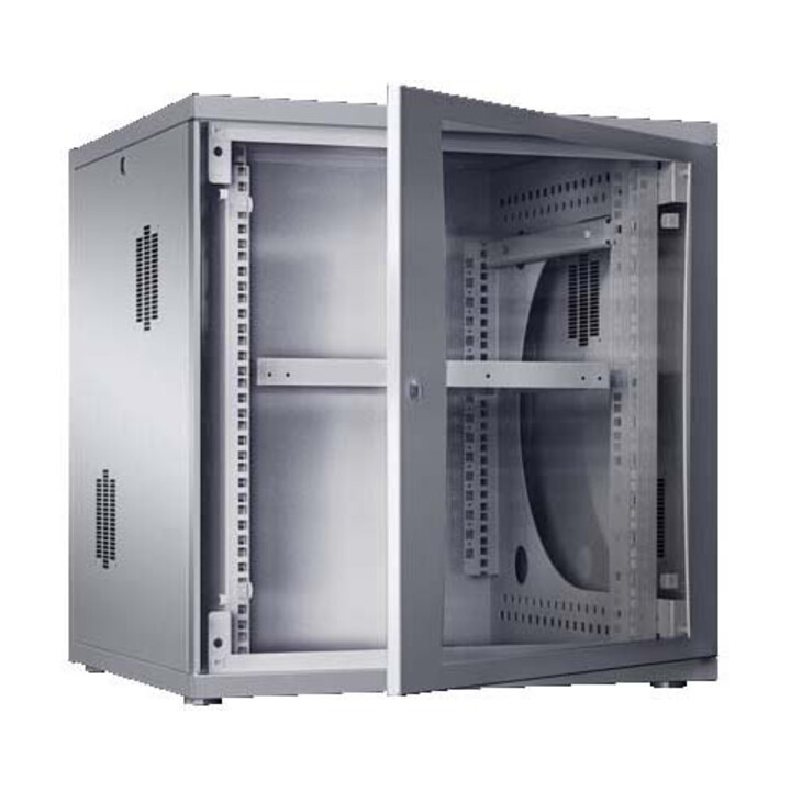 Rittal FlatBox 6HE 600×600×358mm porte vitrée DK 7507.100