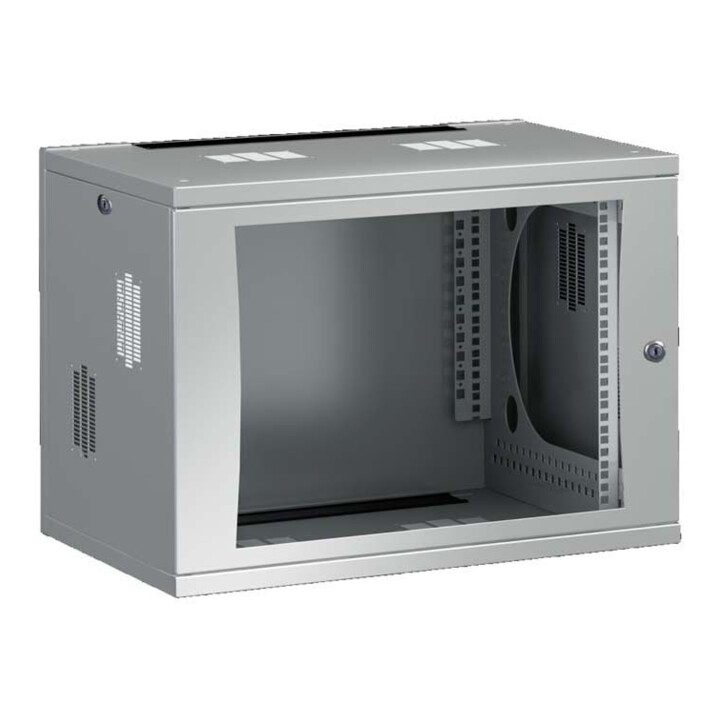 Rittal FlatBox 9U 600x600x492mm porte vitrée DK 7507.110