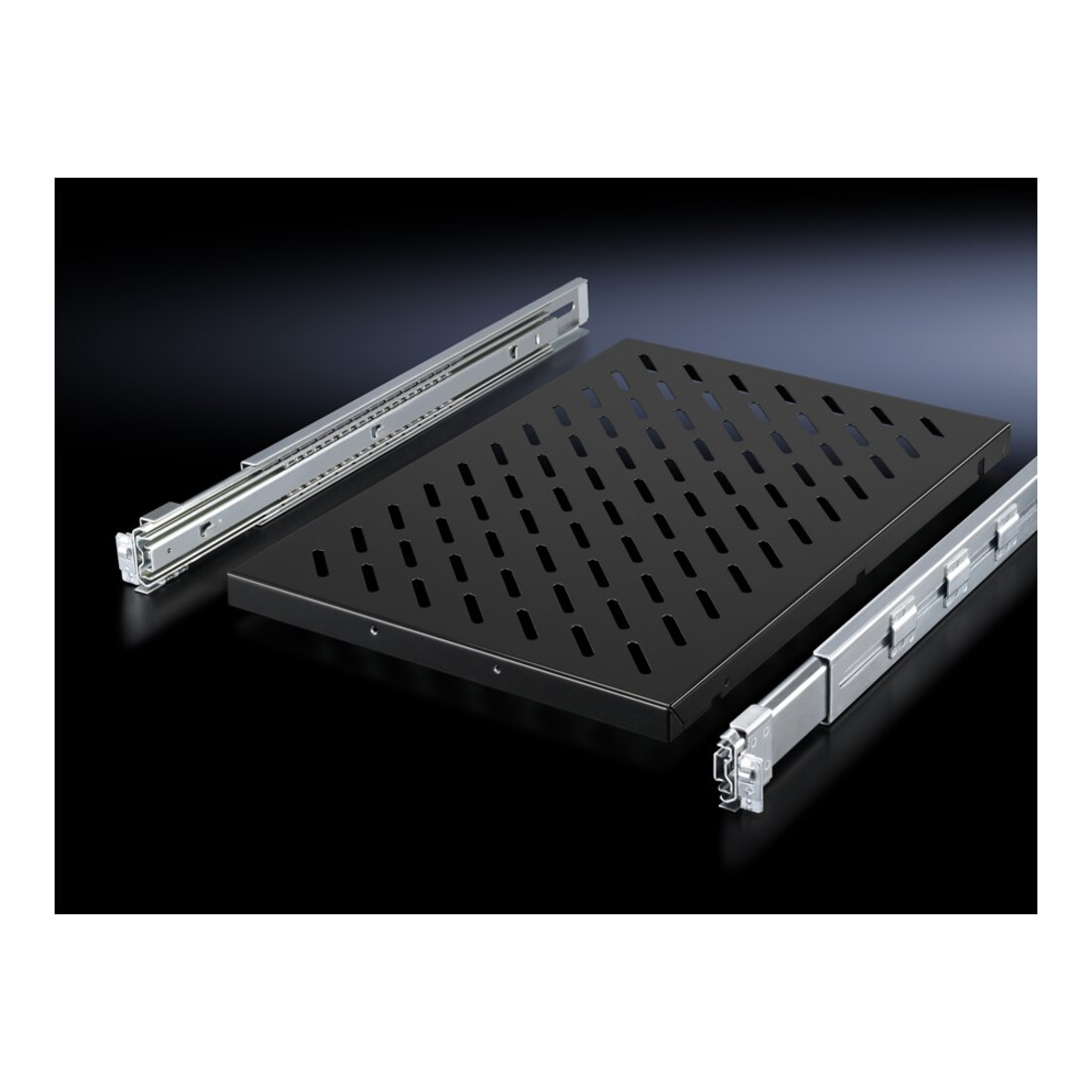 Rittal Geräteboden 1HE ausziehbar T=700mm 50kg DK 5501.685