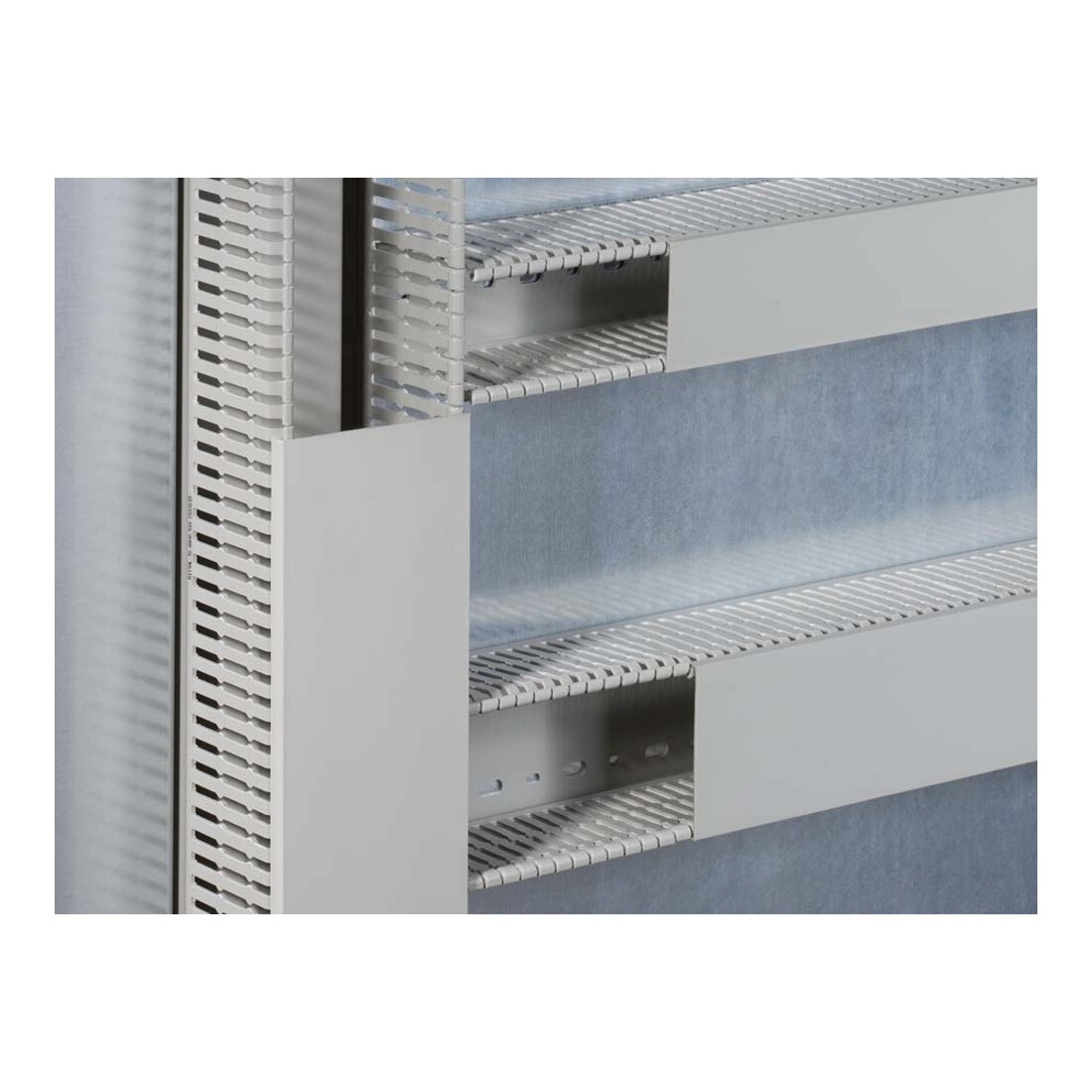 Rittal Goulotte câble BT : 50x80mm, L : 2000mm VX 8800.755 (18 pièces)