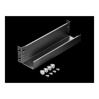 RITTAL IT Kabelwanne DK 5302.043 tiefenvariabel 350-550 mm Stahlblech verzinkt RAL 9005