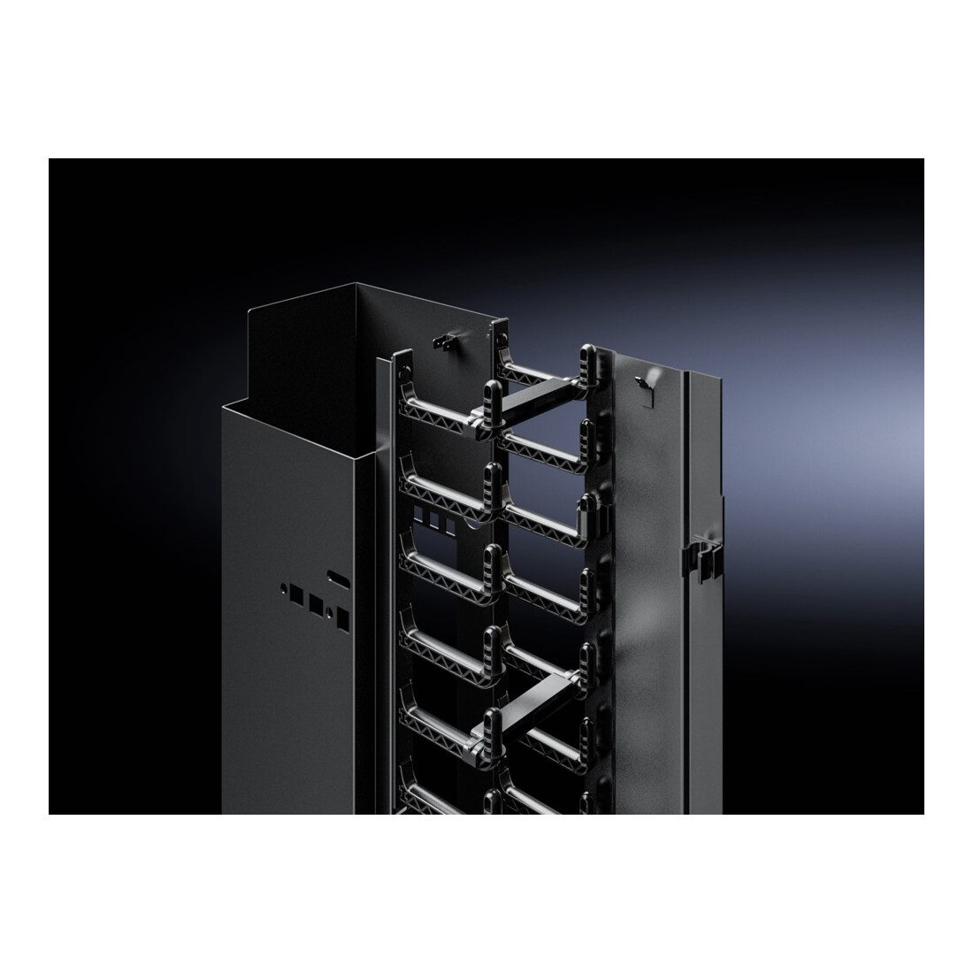 Rittal Kabelkanal für VX IT TE42 HE, RAL 9005 DK 5302.052
