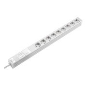 Rittal Multiprise 9 prises, avec protection de ligne DK 7240.330-1