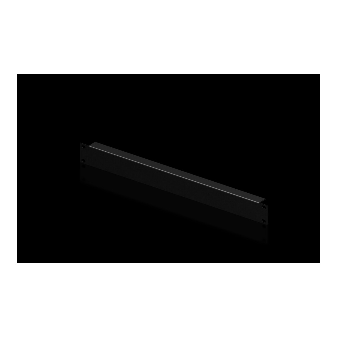Rittal Panneau aveugle 1U RAL9005 DK 7151.005 (2 pièces)