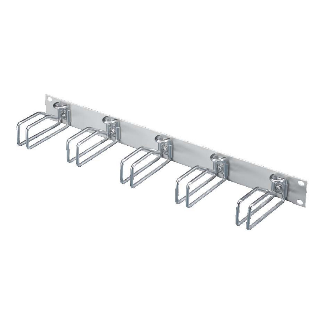 Rittal Panneau de brassage 1U avec 5 supports métalliques DK 7257.035