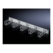 Rittal Panneau de brassage 1U avec 5 supports métalliques DK 7257.035-3