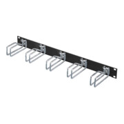 Rittal Panneau de brassage 1U RAL9005 Support 43x105mm DK 7257.005-1