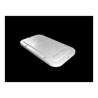 RITTAL Plaque de bride en plastique Taille 1 AX 2561.200 256 x 149 mm
