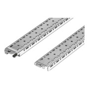 Rittal Rail de montage 18x38 mm, I/P : 500 mm VX 8617.710 (4 pièces)-1