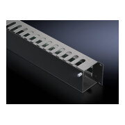 Rittal Rangierpan. 2HE RAL9005 Bürste/Kanal DK 5502.235-3