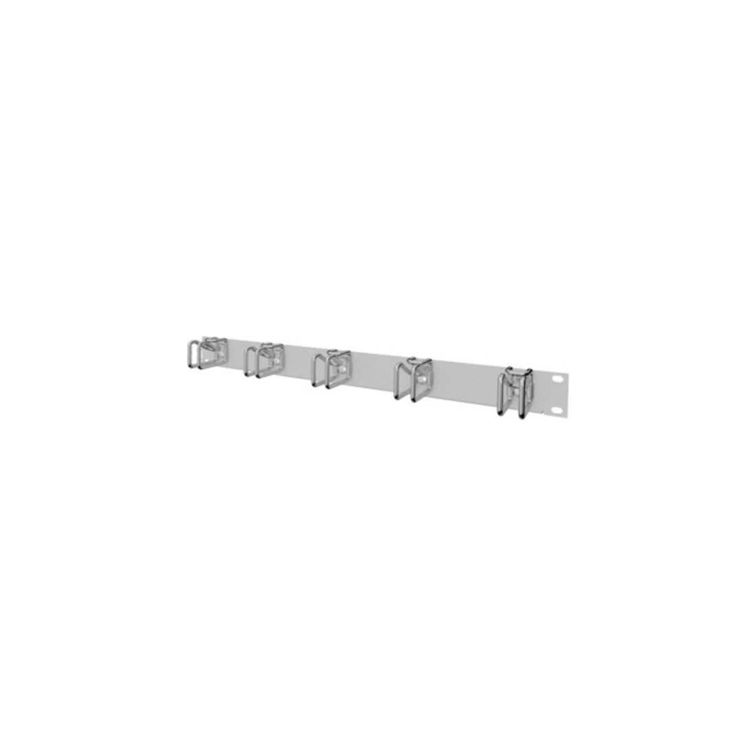 Rittal Rangierpanel 1HE, RAL7035 m. 5 Kabelführ.bügel DK 7257.200